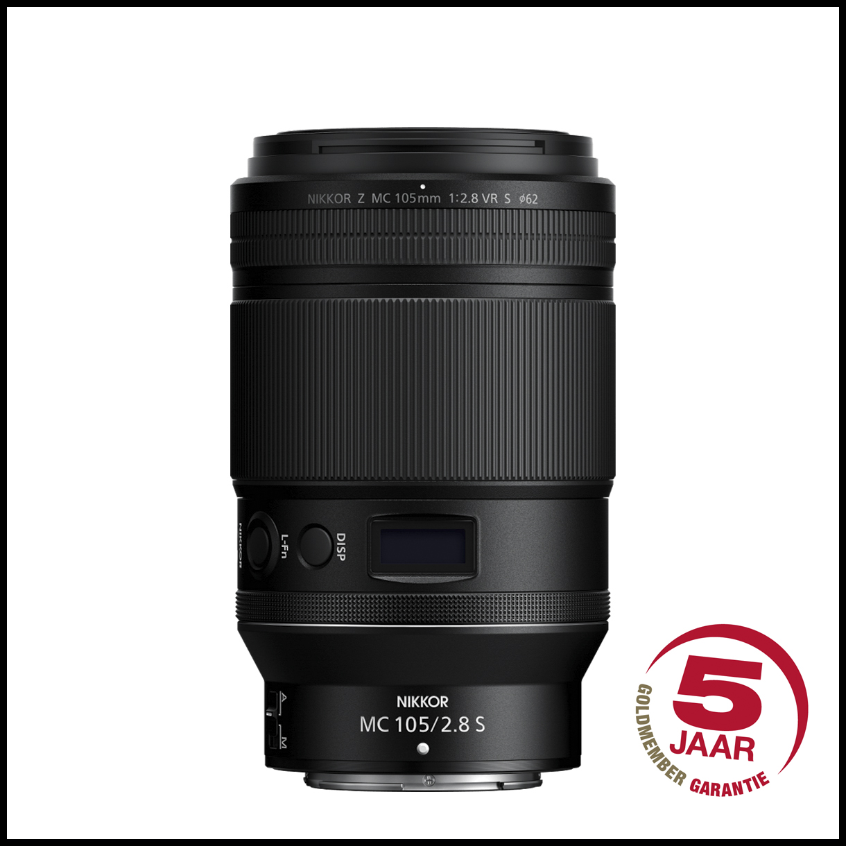 NIKON Z MC 105mm F/2.8 VR S objectief