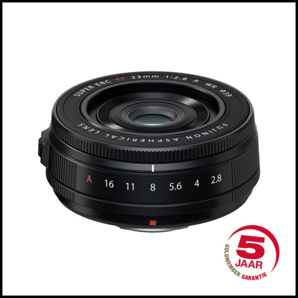 Fujifilm XF 23mm f/2.8 R WR Pancake objectief Zwart